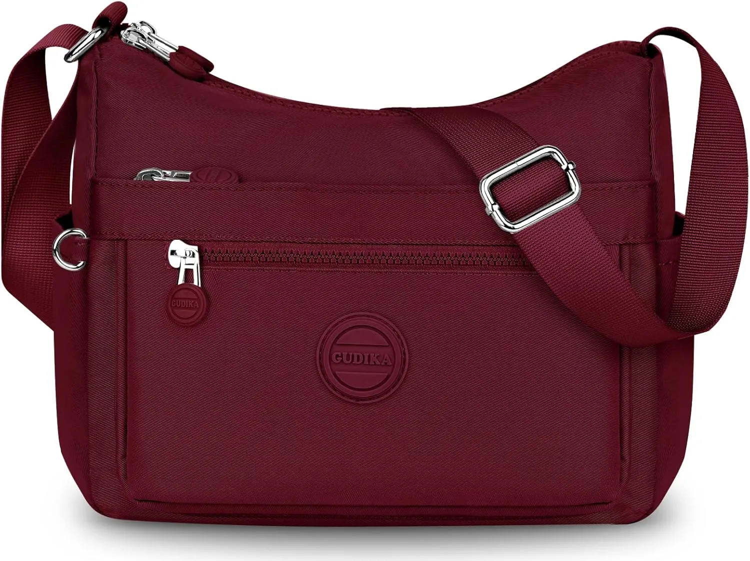 HUANLANG Nylon Crossbody Bags for Women Large Lightweight Travel Purse Women's Pocketbooks Multi Pocket Shoulder Bag