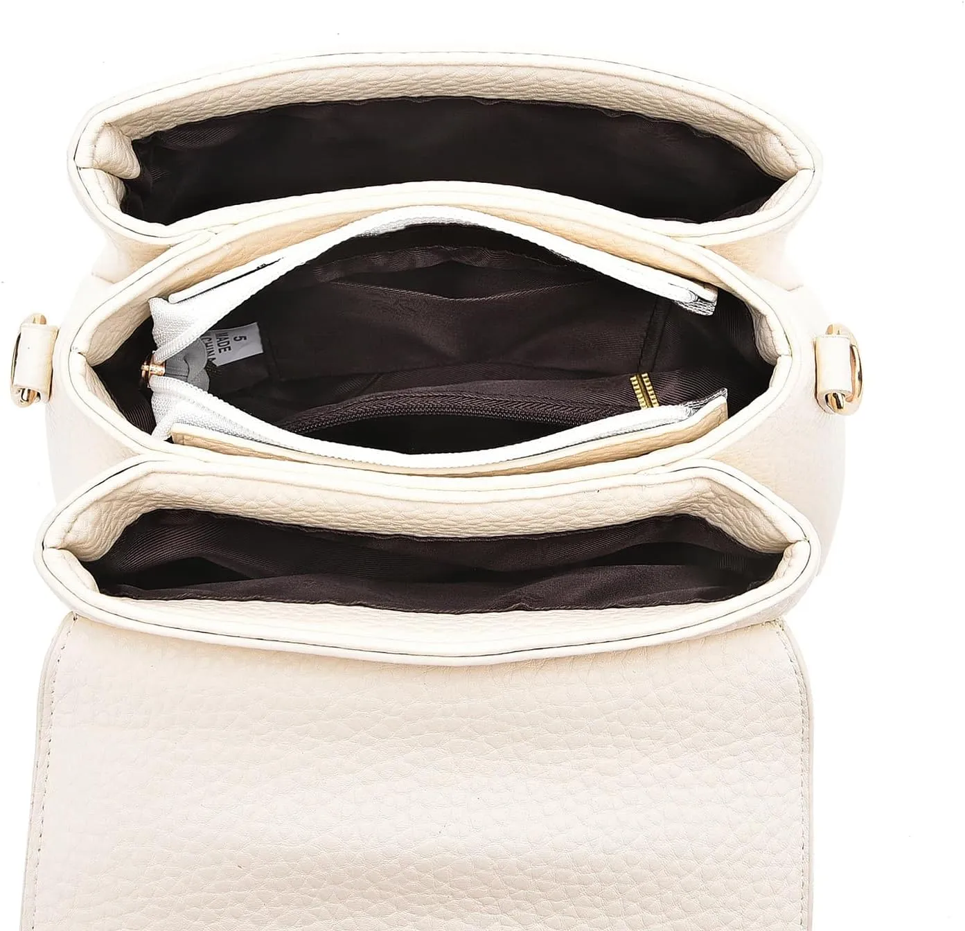 I IHAYNER Crossbody Bags for Women Soft Leather Purses Top Handle Handbags for Travel Designer Shoulder Bags with Wide Strap