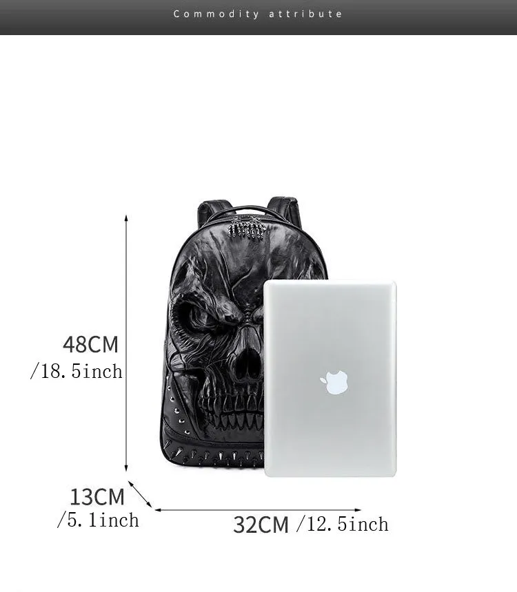 JLucie Skull Backpack