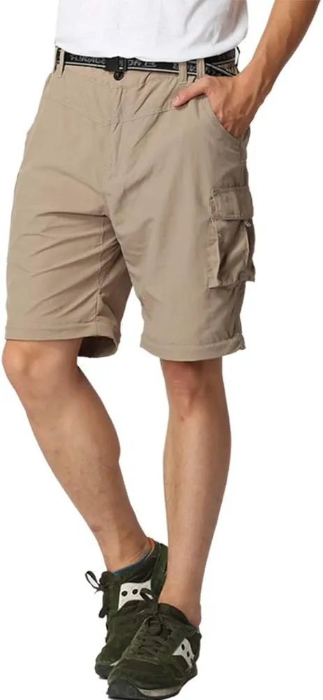 JOMLUN Boy’s Scout Pants Convertible Hiking Quick Dry Zip Off Pants Outdoor Climbing Casual Trouser Kids Youth Cargo Pants