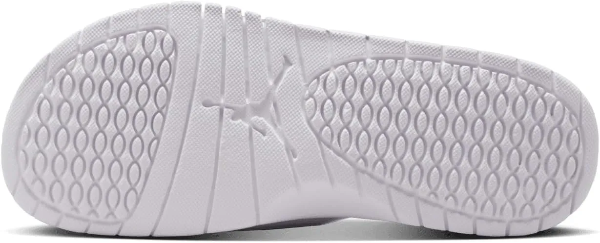 Jordan Hydro V Retro Men's Slides (555501-103, White/Black/New Emerald/Grape Ice)