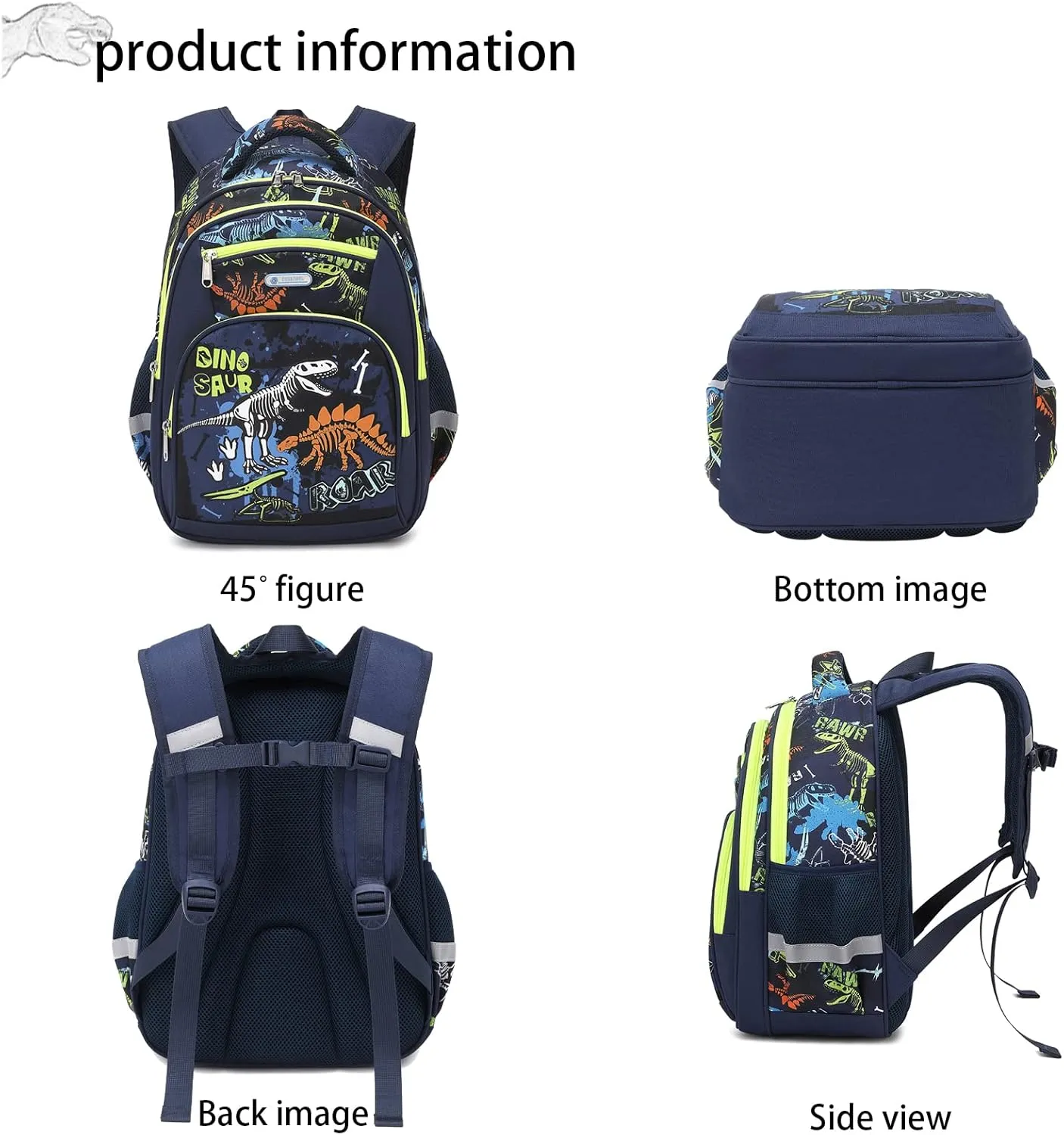 Kids Backpack for Girls Preschool Elementary Kindergarten School Bag 15.6″ Multifunctional Cute Large Capacity