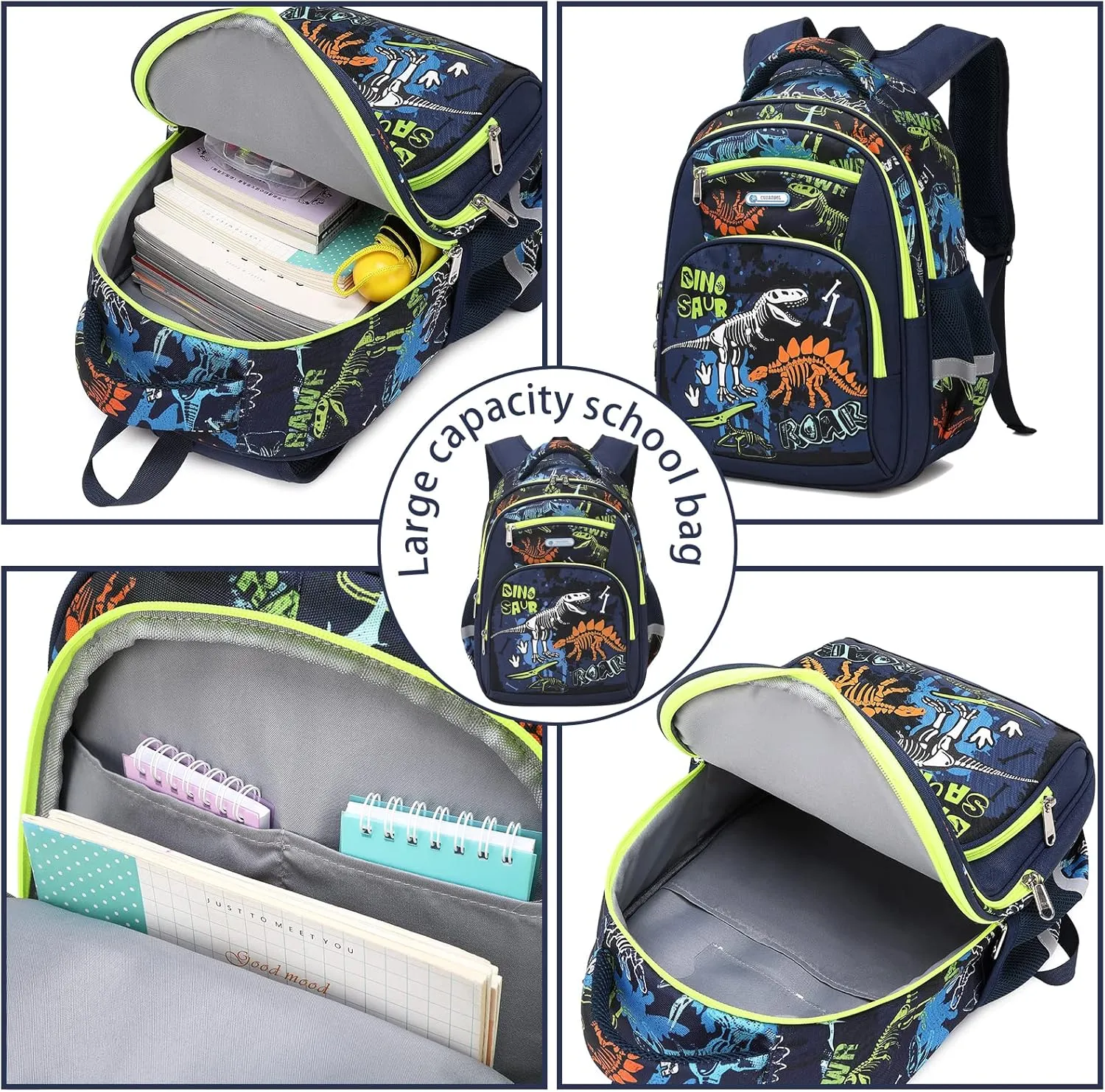 Kids Backpack for Girls Preschool Elementary Kindergarten School Bag 15.6″ Multifunctional Cute Large Capacity