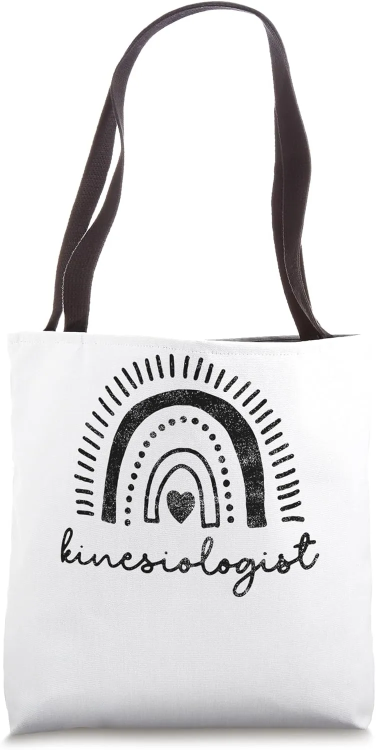 Kinesiologist Dainty Rainbow Kinesiology Physical Therapy Tote Bag
