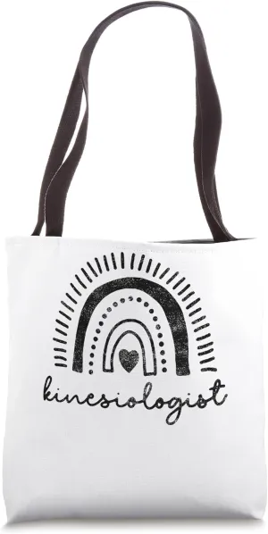 Kinesiologist Dainty Rainbow Kinesiology Physical Therapy Tote Bag