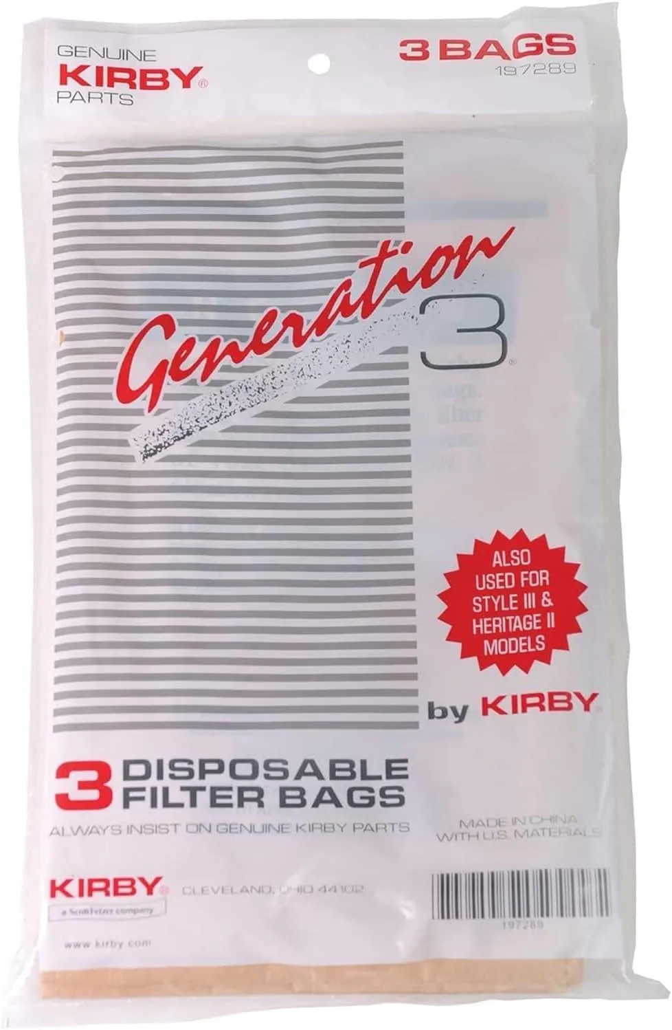 Kirby 6 Vacuum Cleaner G3 G4 G5 G6 G7 Sentria Ultimate Diamond Bag (Package May Vary), Brown, 6 Count