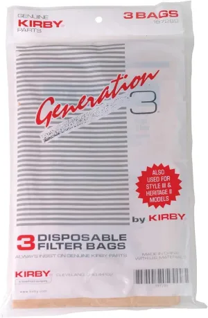 Kirby 6 Vacuum Cleaner G3 G4 G5 G6 G7 Sentria Ultimate Diamond Bag (Package May Vary), Brown, 6 Count