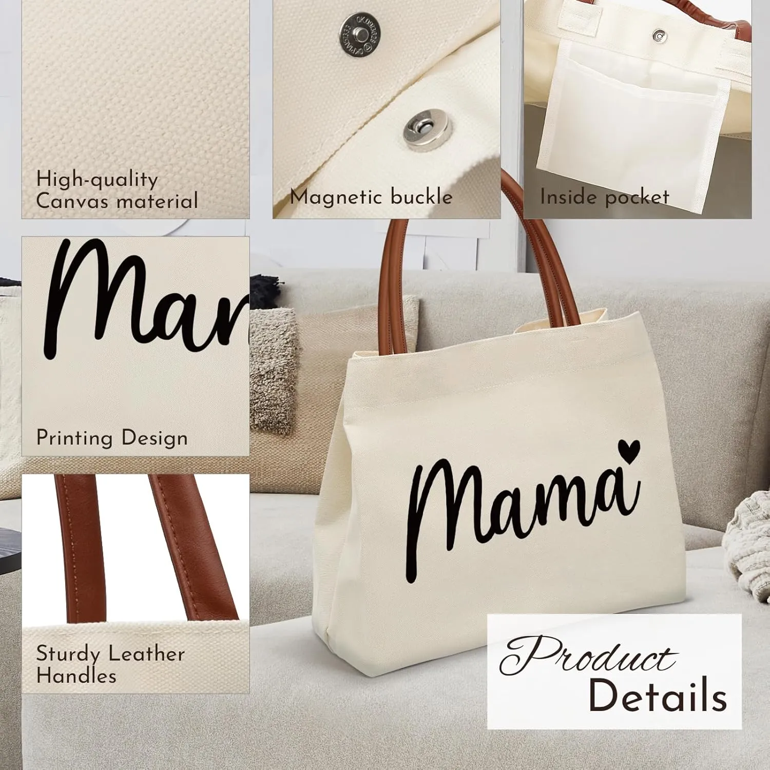 KLL Mom Bag Mothers Day Gifts： Gifts for Mom, New Mom Gifts, Christmas Gifts, Birthday Gifts for Mom