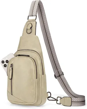 Leather Crossbody Bags Sling Bag for Women, Shoulder Backpack, Leather Sling Bag for Women Crossbody Purse Travel