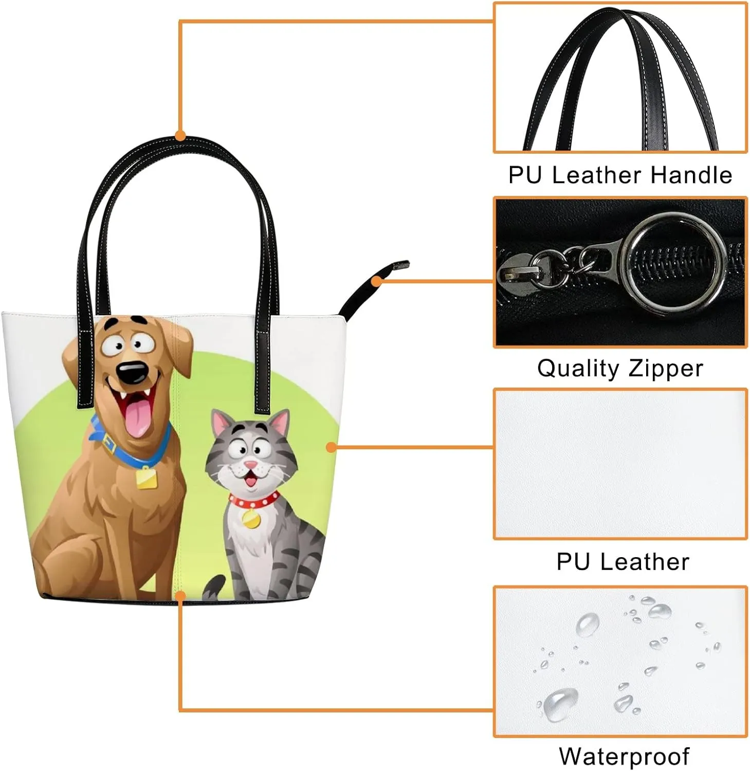 Leather Handbags Women's Crossbody Handbags Work Tote Bags for Women