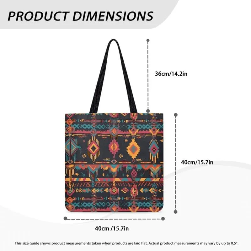 LGBT Rainbow Canvas Tote Bag Red Koi Carp Reusable Cloth Bags for Shopping Grocery Sugar Skull Casual Handbag Gift
