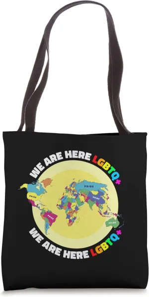 LGBTQ  Respekt LGBT Equivalent Human Card Earth Tote Bag