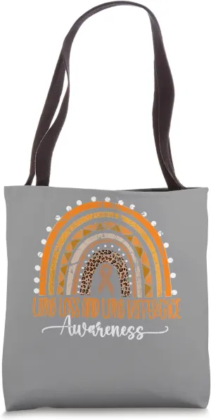 Limb Loss & Limb Difference Awareness We wear Orange rainbow Tote Bag