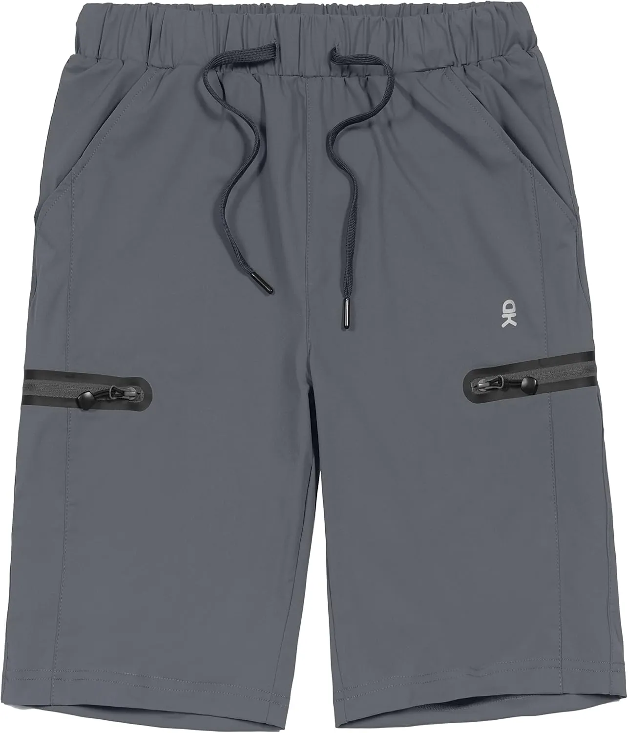 Little Donkey Andy Women's Ultra Stretch Quick Dry Lightweight Bermuda Shorts Drawstring Zipper Pocket Hiking Travel Workout
