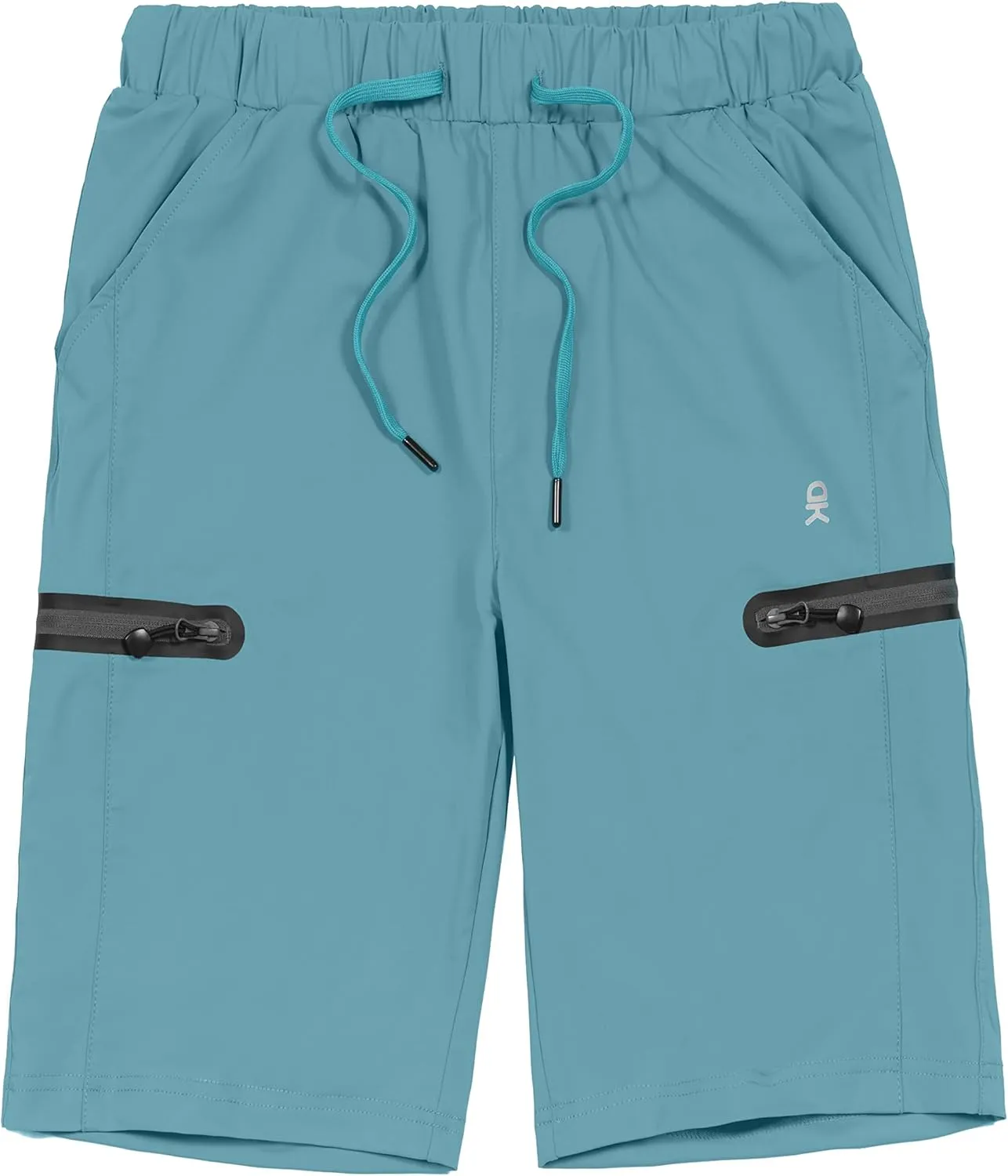 Little Donkey Andy Women's Ultra Stretch Quick Dry Lightweight Bermuda Shorts Drawstring Zipper Pocket Hiking Travel Workout