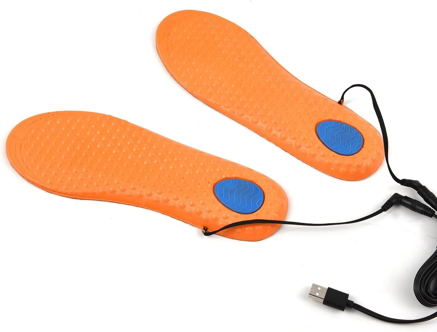 Lixada Electric Heated Shoe Insoles USB Rechargeable for Men Women Size 36-44, Heating Shoe Inserts Foot Warmer for Winter Working Camping Backpacking Hiking Ice Fishing