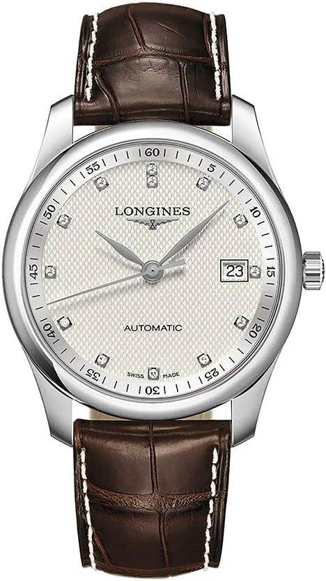 Longines Master Automatic Diamond Silver Dial Men's Watch L2.793.4.77.3