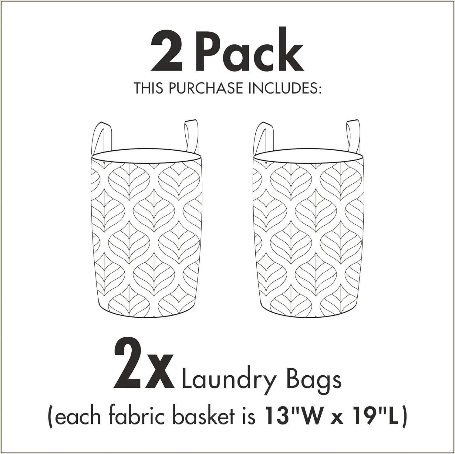 Lunarable Horseshoe Laundry Bag Pack of 2, Horse Riding Racing Entertainment Speed Hobbies Running Competition Award Print, Hamper Basket with Handles Drawstring Closure, 13" x 19", Emerald