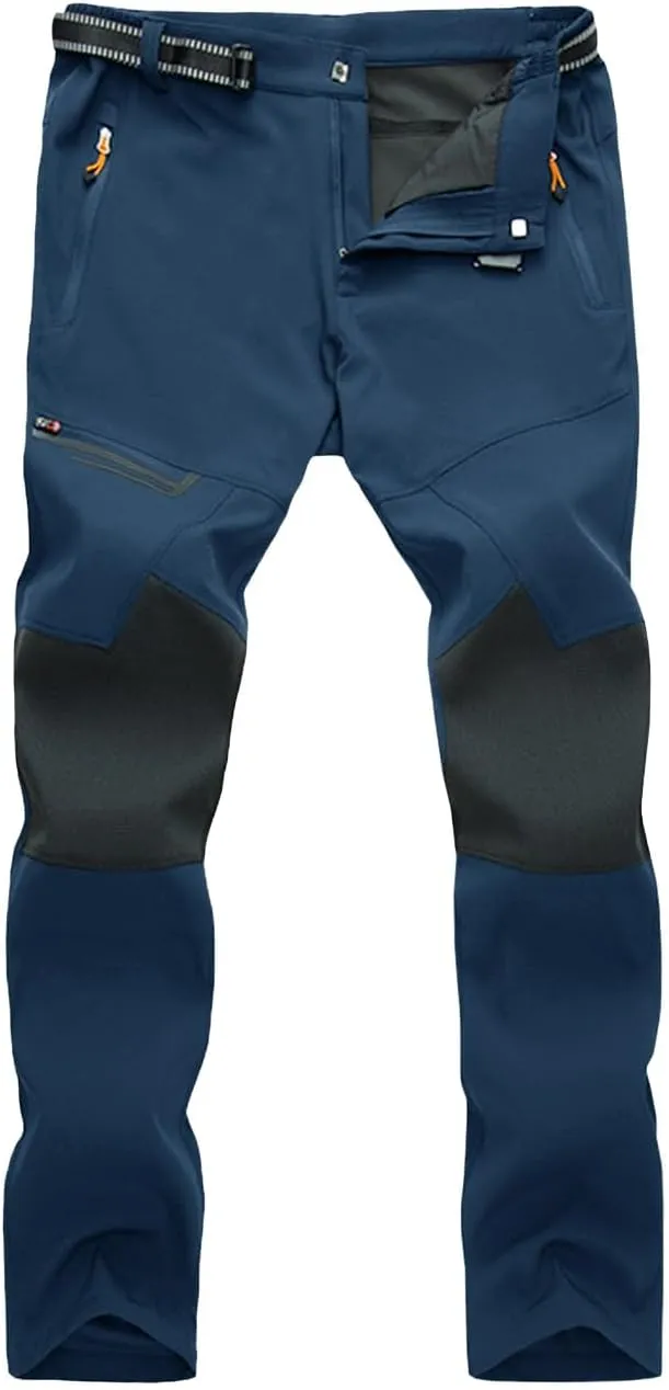 MAGCOMSEN Men's Hiking Pants Quick-Dry Water Resistant Lightweight Work Outdoor Pants with Zipper Pockets