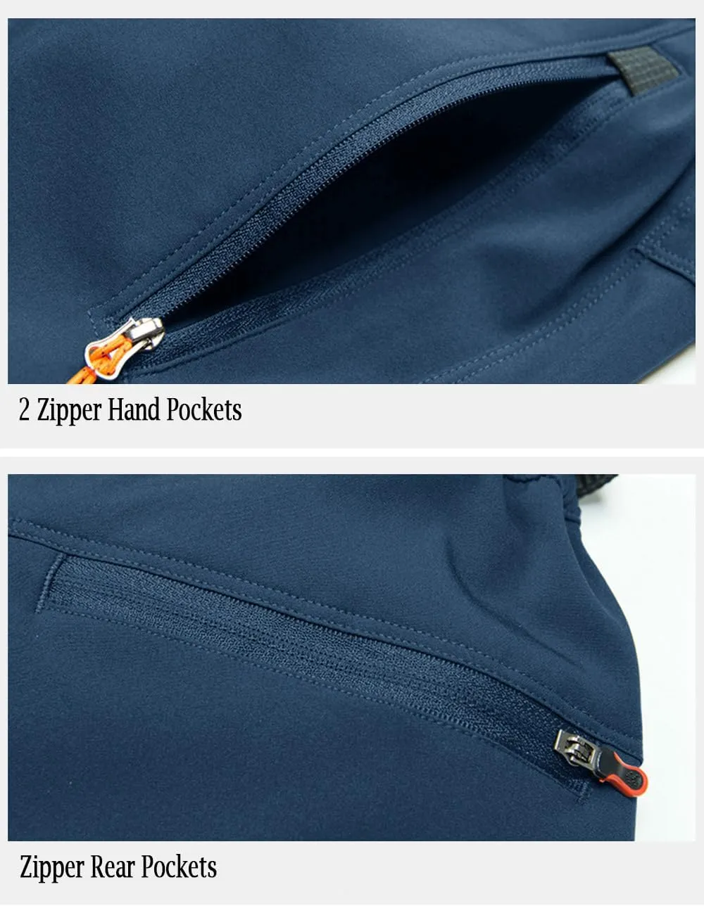 MAGCOMSEN Men's Hiking Pants Quick-Dry Water Resistant Lightweight Work Outdoor Pants with Zipper Pockets