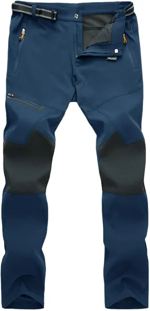 MAGCOMSEN Men's Hiking Pants Quick-Dry Water Resistant Lightweight Work Outdoor Pants with Zipper Pockets