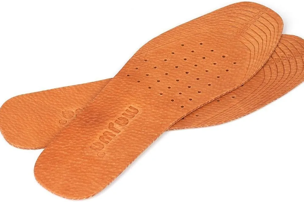 Magic Absorbent Ultra Thin Pigskin Leather Insoles for Stinky Feet-Foot and Shoe Odor Inserts for Women and Men's Shoes-Cinnamon Inserts and Flats for Sweaty Feet and Hyperhidrosis (4)
