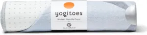 Manduka Yogitoes Yoga Towel – Rubber Grip Dots Non-Slip Bottom, Quick Dry Fitness Towel for Hot Yoga, Pilates, Exercise
