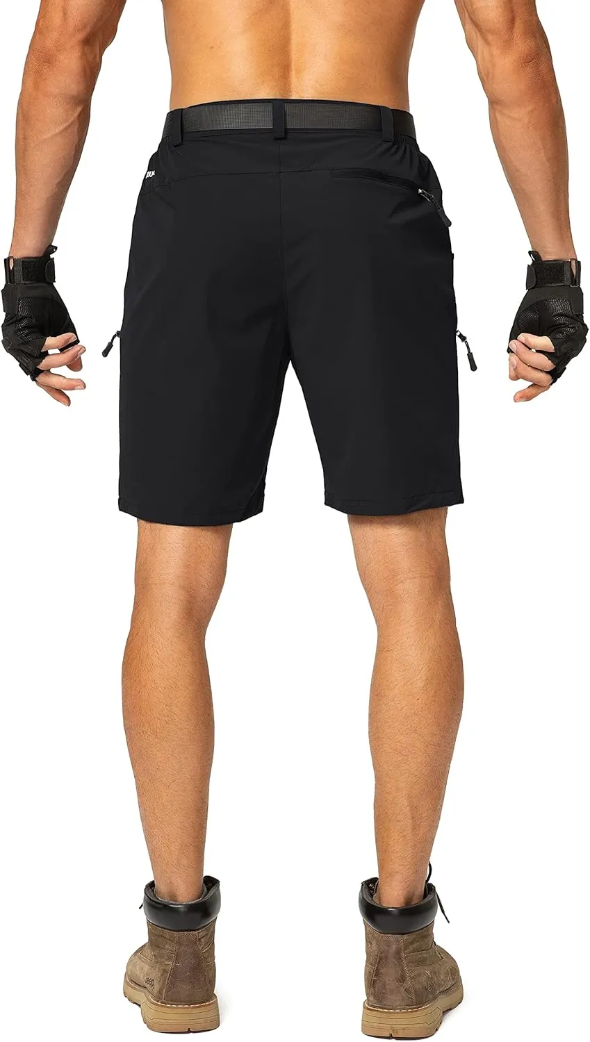 Men's Hiking Cargo Shorts Stretch Quick Dry Outdoor Tactical Shorts for Men with Multi Pocket for Fishing Casual