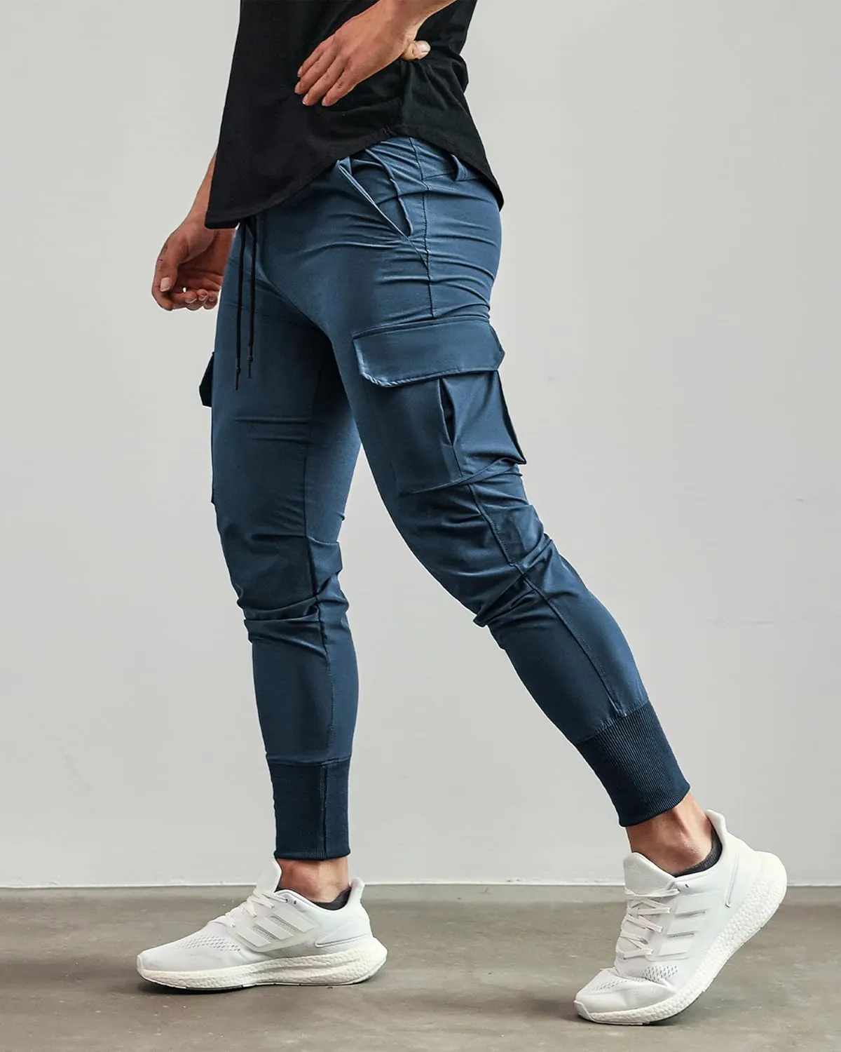 Men's Sweatpants All Condition Cargo Jogger Quick Dry Breathable Stretchy Waterproof Running Workout
