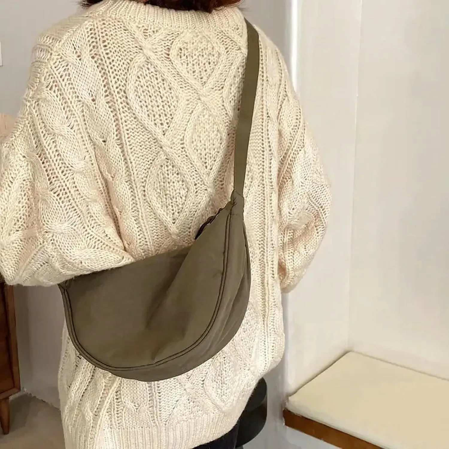 Messenger Bag Fashion Ladies Nylon Hobos Small Shoulder Bags Vintage Female Purse Cloth Handbags