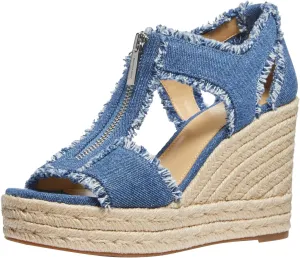 Michael Kors Women's Berkley Mid-Heel Wedge Sandal