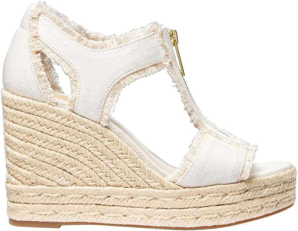 Michael Kors Women's Berkley Mid-Heel Wedge Sandal