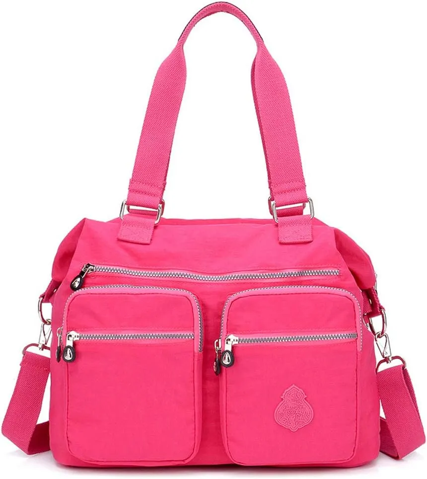MINTEGRA Handbag for Women Multi Pocket Tote Shoulder Bag Waterproof Crossbody Lunch Bag