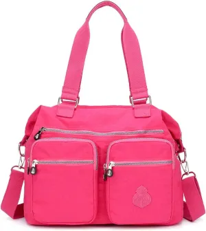 MINTEGRA Handbag for Women Multi Pocket Tote Shoulder Bag Waterproof Crossbody Lunch Bag