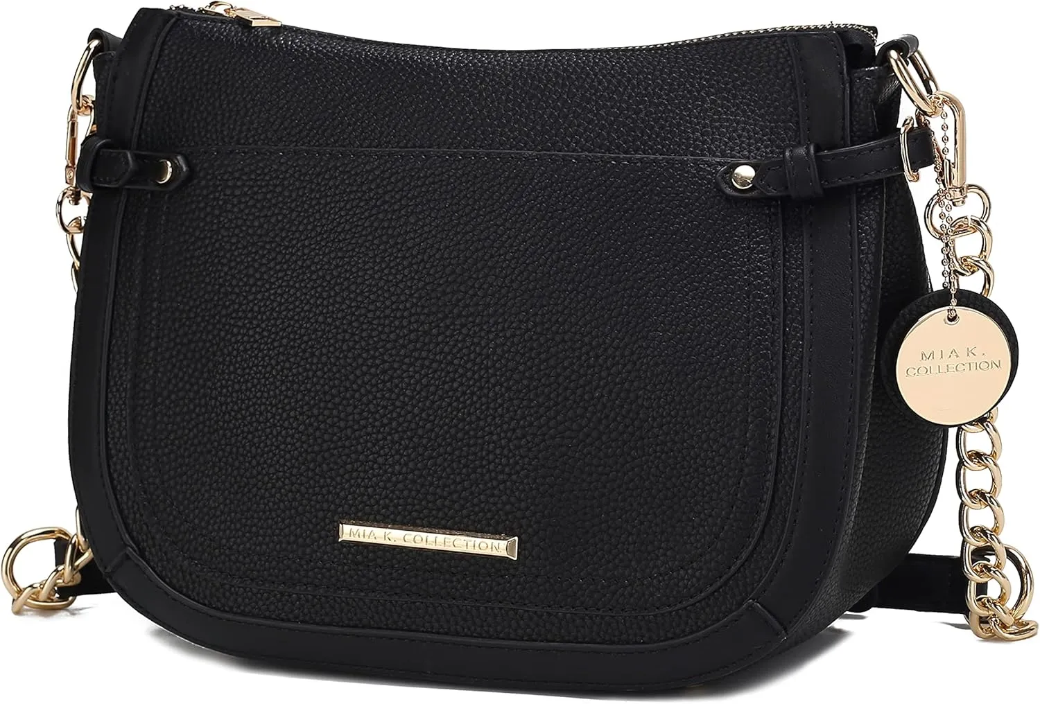 MKF Collection Shoulder Bag for Women, Vegan Leather Crossbody Bag Handbag Messenger Purse by Mia K