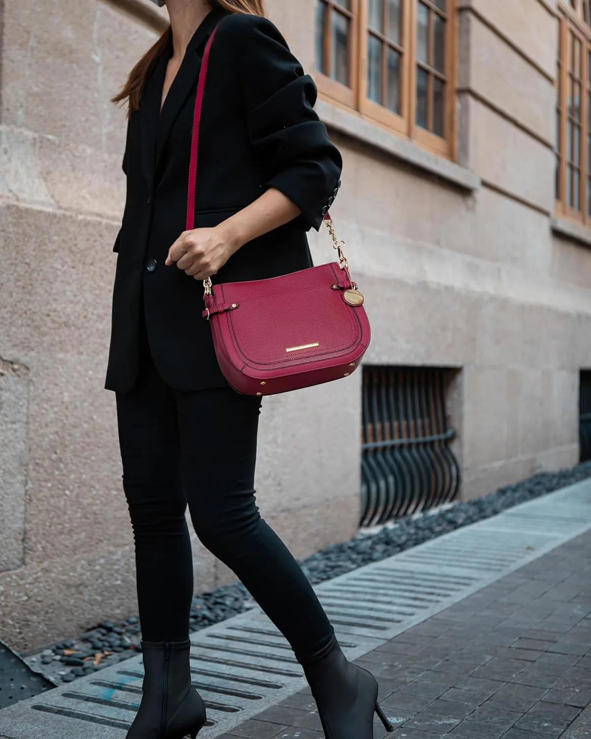 MKF Collection Shoulder Bag for Women, Vegan Leather Crossbody Bag Handbag Messenger Purse by Mia K