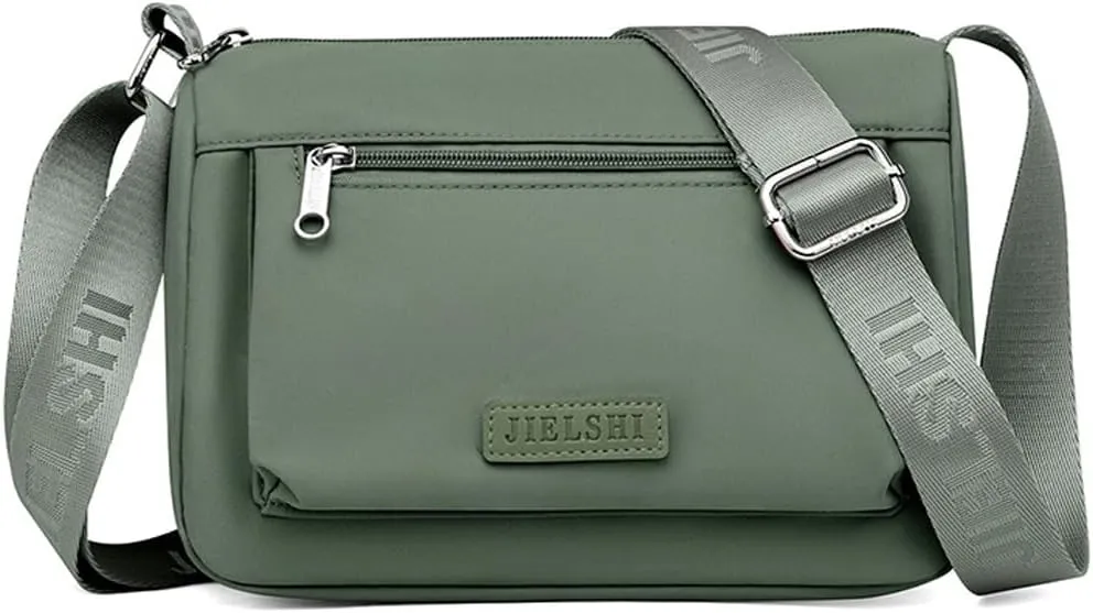Molodo Women'Bag Versatile Nylon Crossbody Bag Large Capacity Multi-pocket Shoulder Bag Ladies Commuting Bag Travel Bag