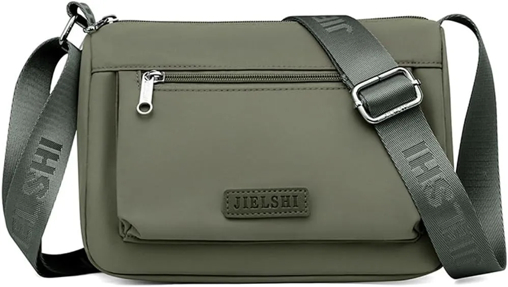 Molodo Women'Bag Versatile Nylon Crossbody Bag Large Capacity Multi-pocket Shoulder Bag Ladies Commuting Bag Travel Bag