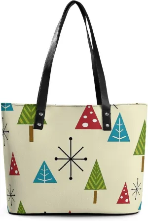Mud Print Style A Leather Handbag with Large Capacity And Portability