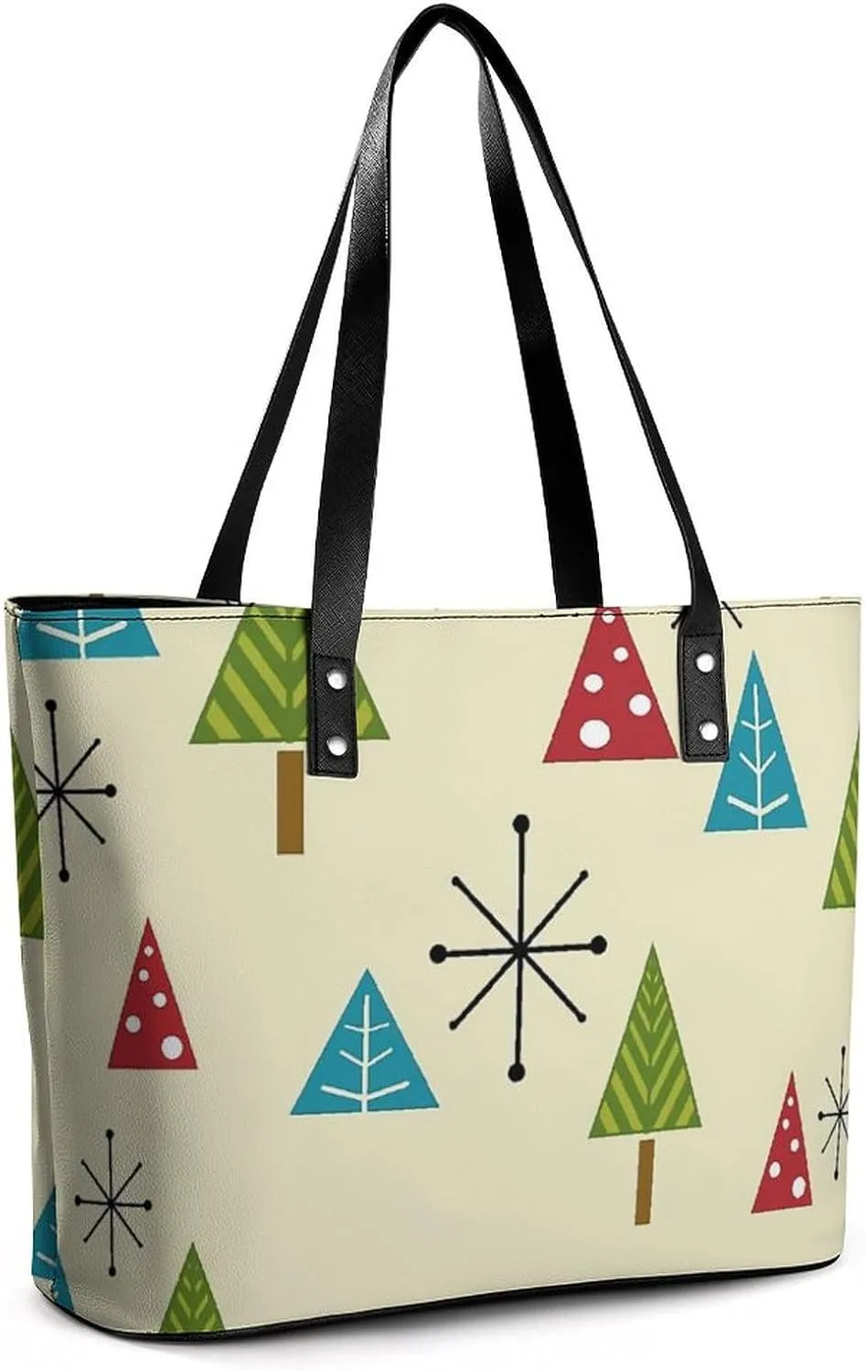 Mud Print Style A Leather Handbag with Large Capacity And Portability