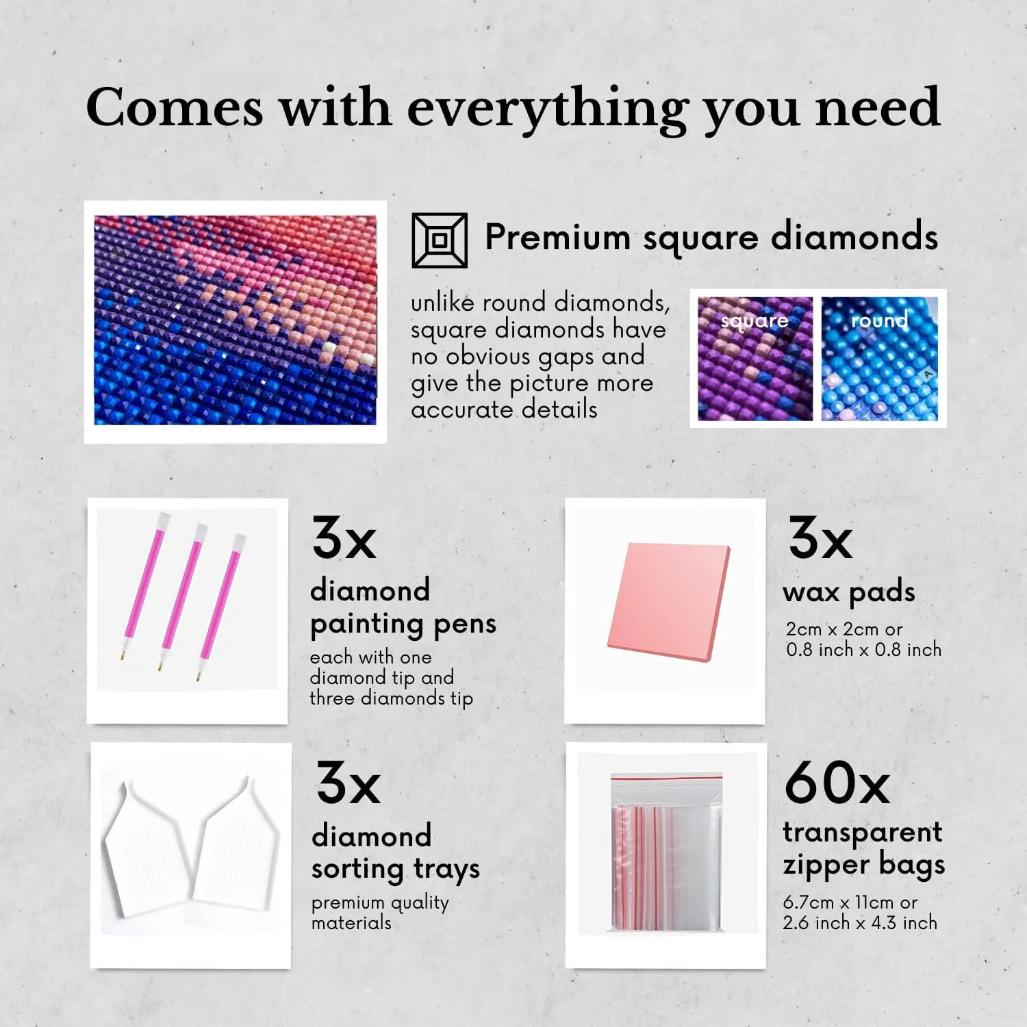 Neopalette Diamond Painting Kits for Adults, Kids Art and Craft, Full Drill Diamond Painting Abstract and Ornaments, DIY 5D Diamond Art Craft (National Parks 2)