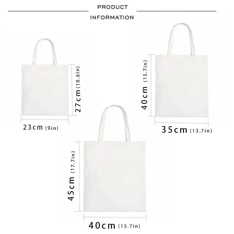 Night City Retro Striped Leisure Tote Bag in Sturdy Canvas