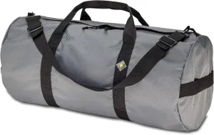 North Star Sports Large Duffle Bags for Travel or as Heavy Duty Gym Bag | Foldable and Weatherproof Tactical Gear Bags for equipment, or as Carry on Travel Duffel Bags (14 x 30", Steel Gray)