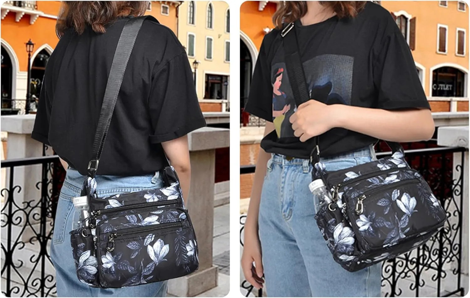 NOTAG Shoulder Bags for Women Nylon Crossbody Bags Waterproof Lightweight Messenger Purses and Handbags