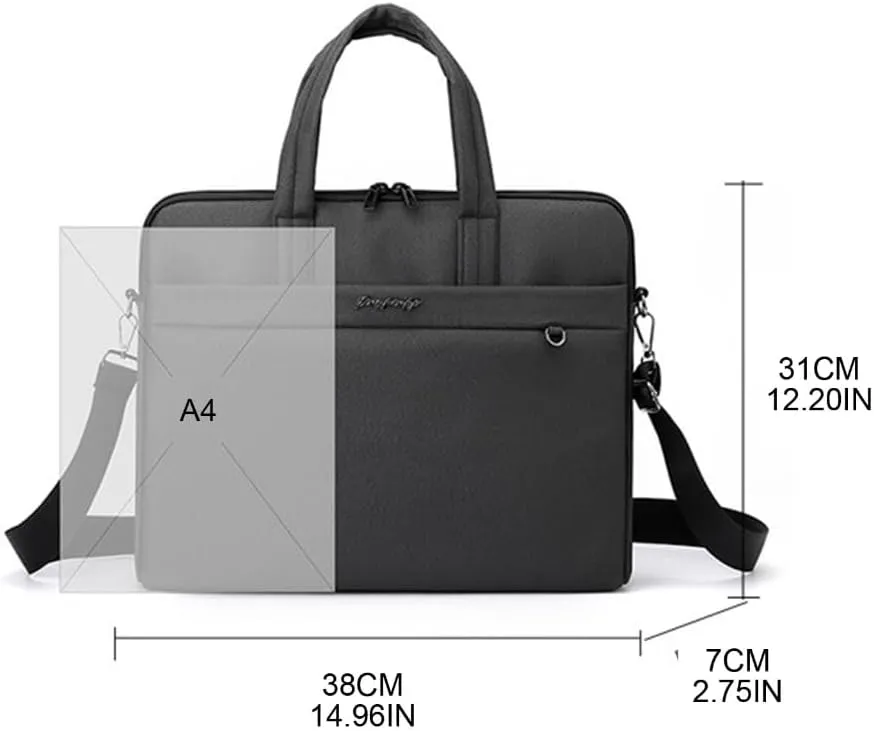 Notebook Business Bags for 14in Laptop Nylon Computer Bag Splashproof Portable Crossbody Shoulder Handbag