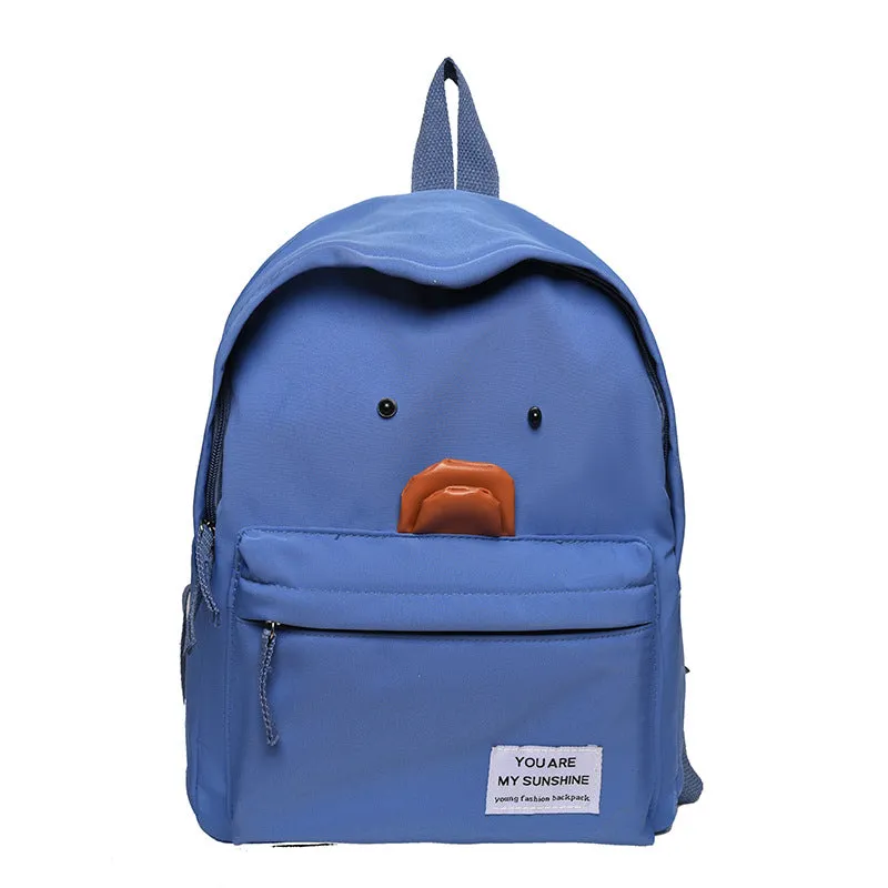 Nylon Schoolbag A Girly Travel Bag Tide