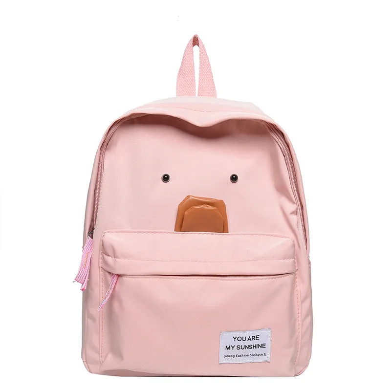 Nylon Schoolbag A Girly Travel Bag Tide