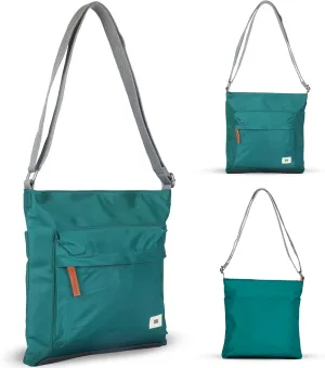 ORI LONDON Medium Nylon Crossbody Bags for Women & Men - Small Crossbody Bag w/Chunky Zippers - The Kennington