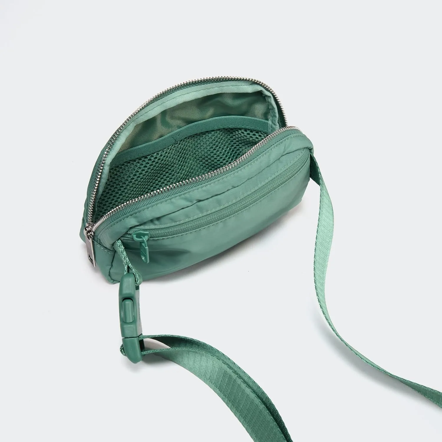 Pander Everywhere Belt Bag for Women, Fashion Waist Packs, Crossbody Bags with Adjustable Strap (Eucalyptus Green).