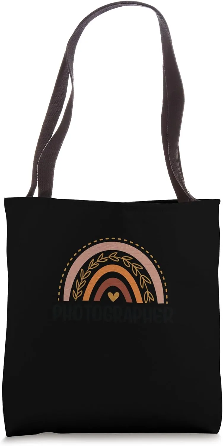 Photo Shoot Rainbow Photograph Aperture Cameraman Tote Bag